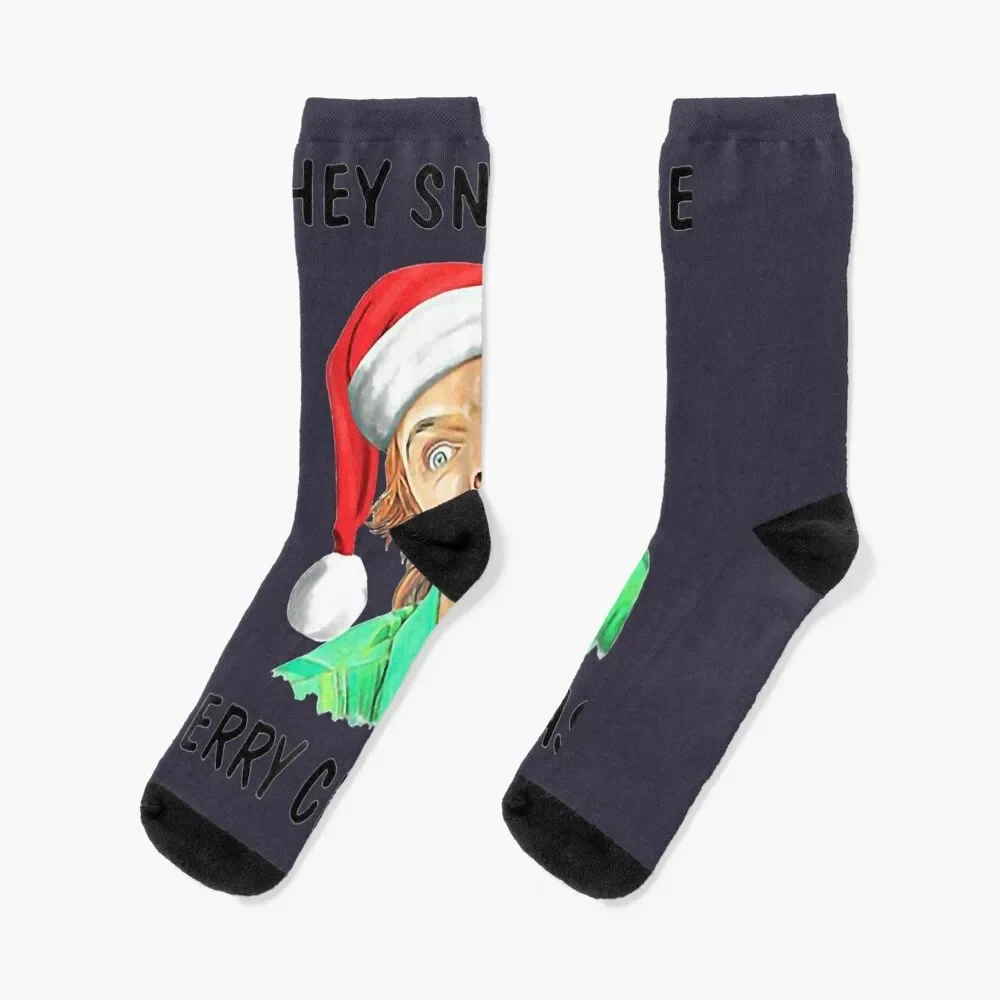 My Favorite People Drop Dead Fred Gifts For Birthday Socks crazy Running man Luxury Woman Socks Men's