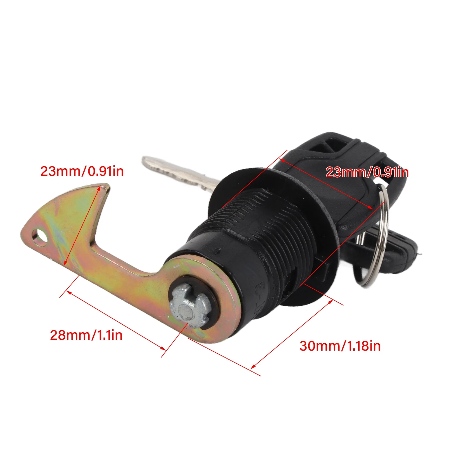 Motorcycle Storage Trunk Lock Scooter Fitting Tail Lock Aluminum Plastic  for Electric Motorcycles Storage Trunk