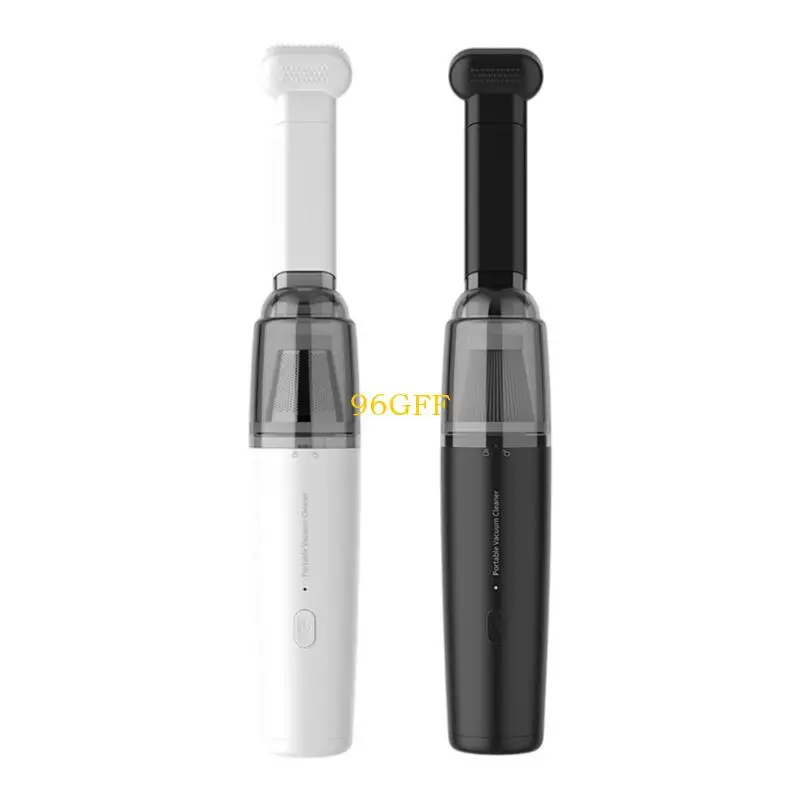 96GF Practical High Powered Vacuum Cleaner USB Rechargeable Dust Vacuum Handheld Cleaner for Quick Car Pet Hair Removal