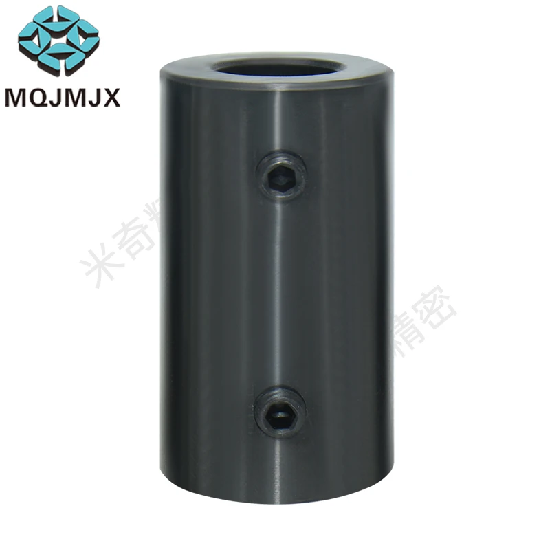 

MC101 Extended Thrust Shaft Collar with Double Set Screws, Black Oxide Carbon Steel Shaft Limit Retaining Ring