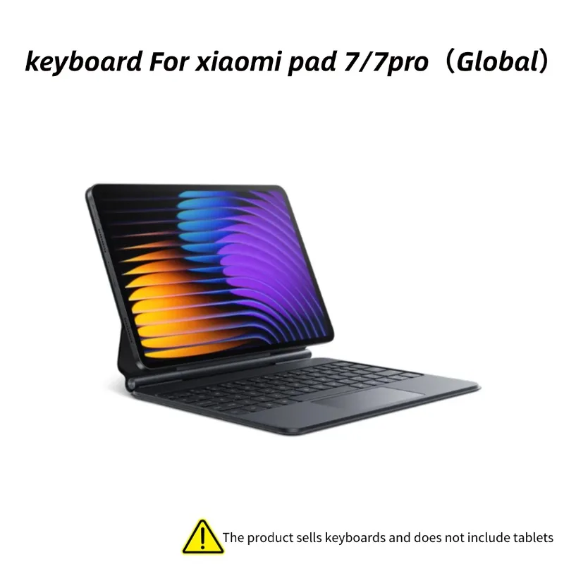 Плавающая оригинальная клавиатура для Xiaomi Pad 7/7 Pro, магнитная Bluetooth-клавиатура с подставкой, тонкий портативный чехол