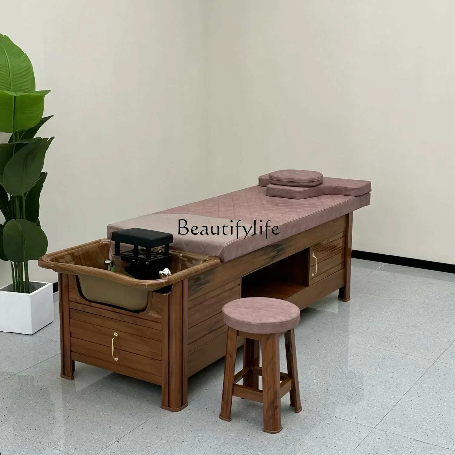 

Hair Treatment Shampoo Thai Massage Bed for Hair Salon Thai Lying Completely Hairdressing Shampoo Chair