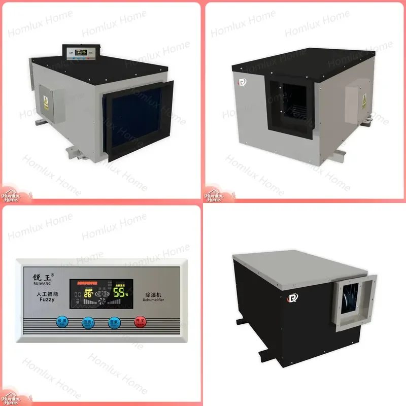 90L D Industrial Dehumidifier for Grow Rooms Warehouse Basements Basement Garage Home Workshop High Capacity Heavy Duty