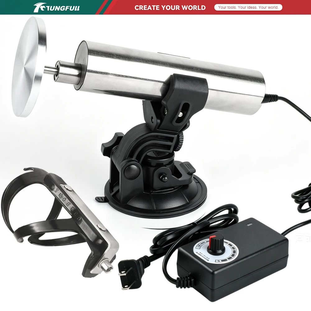 TUNGFULL 70mm Stroke DC Telescopic Linear Actuator Handheld Reciprocating Motor with Variable Speed for Control Actuators