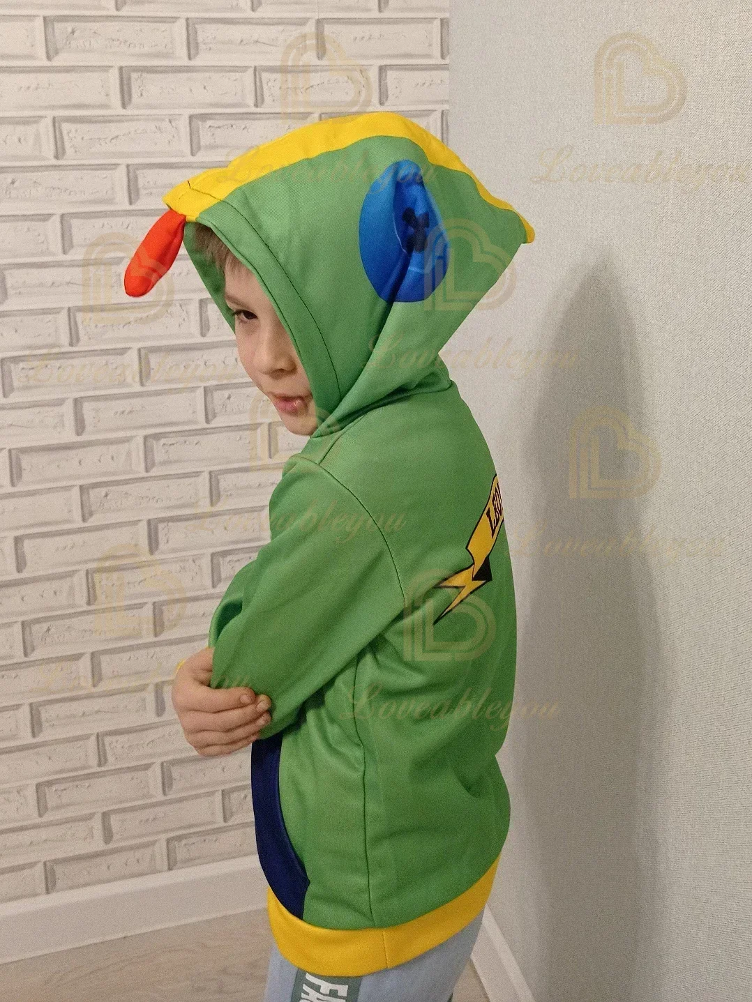 Stars-Games Cosplay Kids Anime Figures felpa con cappuccio invernale abbigliamento Pullover ragazzi felpa con cappuccio Leon-Heros cappotto vestiti