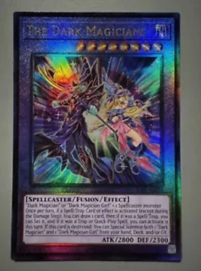 

Yugioh KONAMI Duel Monsters ES01-AE021 The Dark Magicians Ultimate Rare Asian English Collection Mint Card