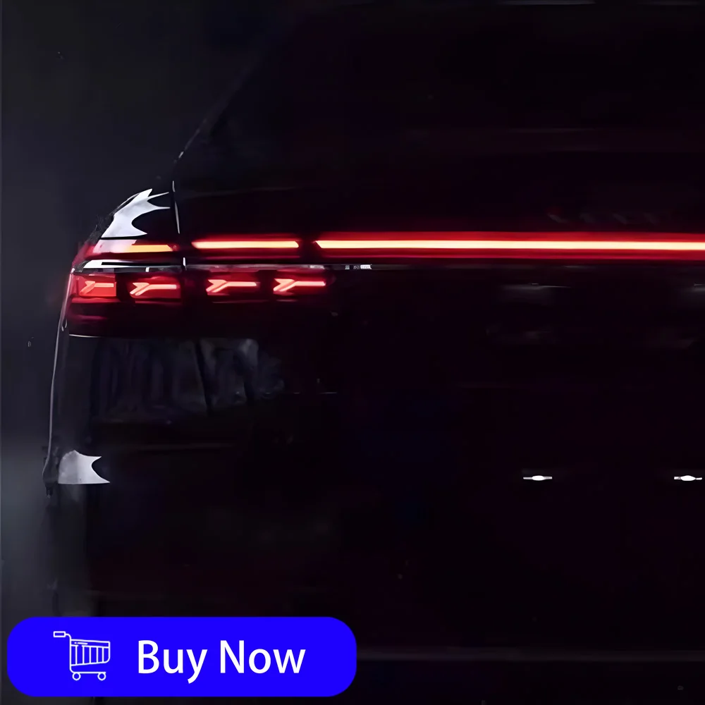 For Audi A8 2018-2022 Auto Back Lamps Assembly Upgrade LED Startup Effect Dynamic Car Taillights Plug and Play Tool Accessories