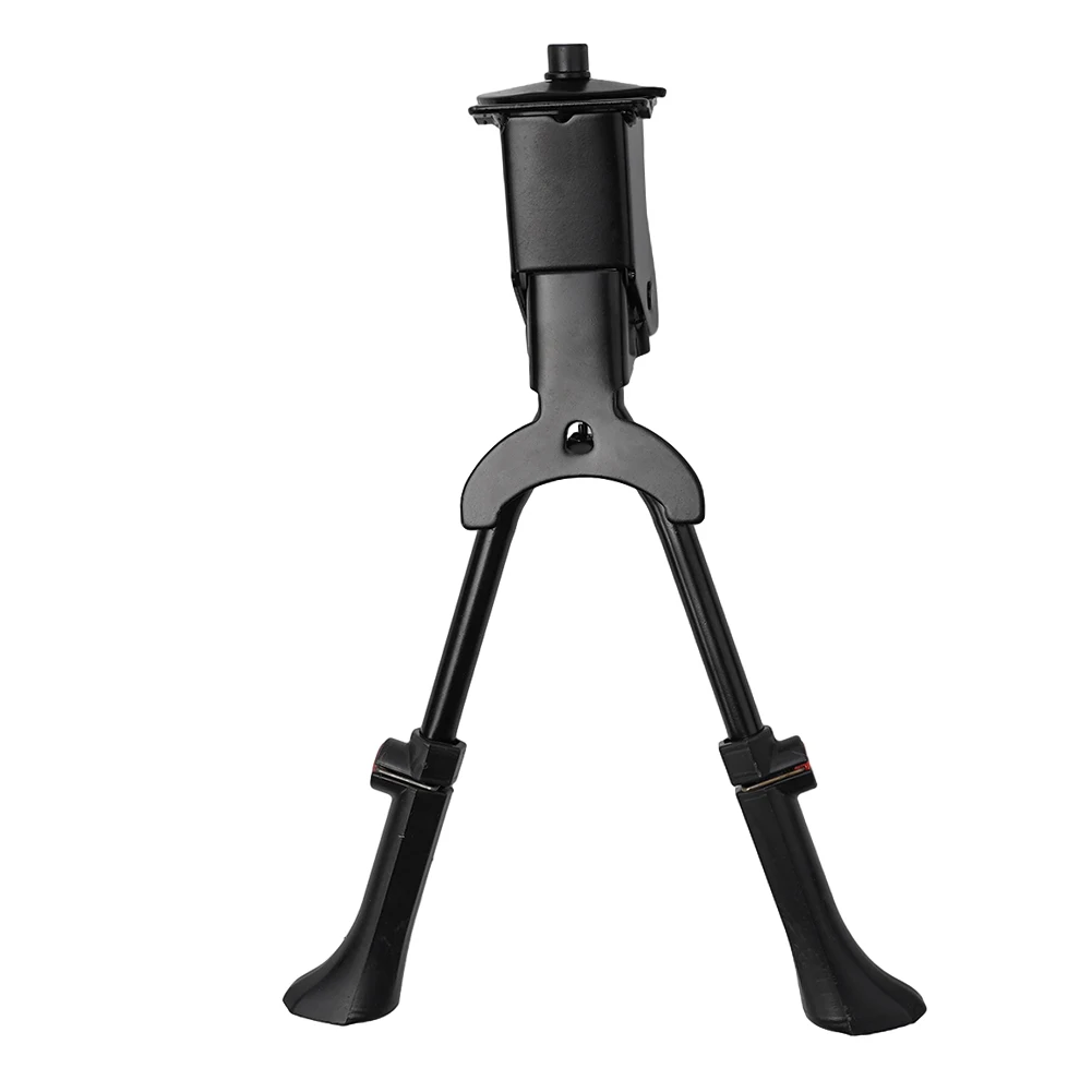 

Steel Bicycle Kickstand for 26 Inch and 29 Inch MTB Frames Adjustable Length 35.2 cm to 40.5 cm Center Mount Support for Parking