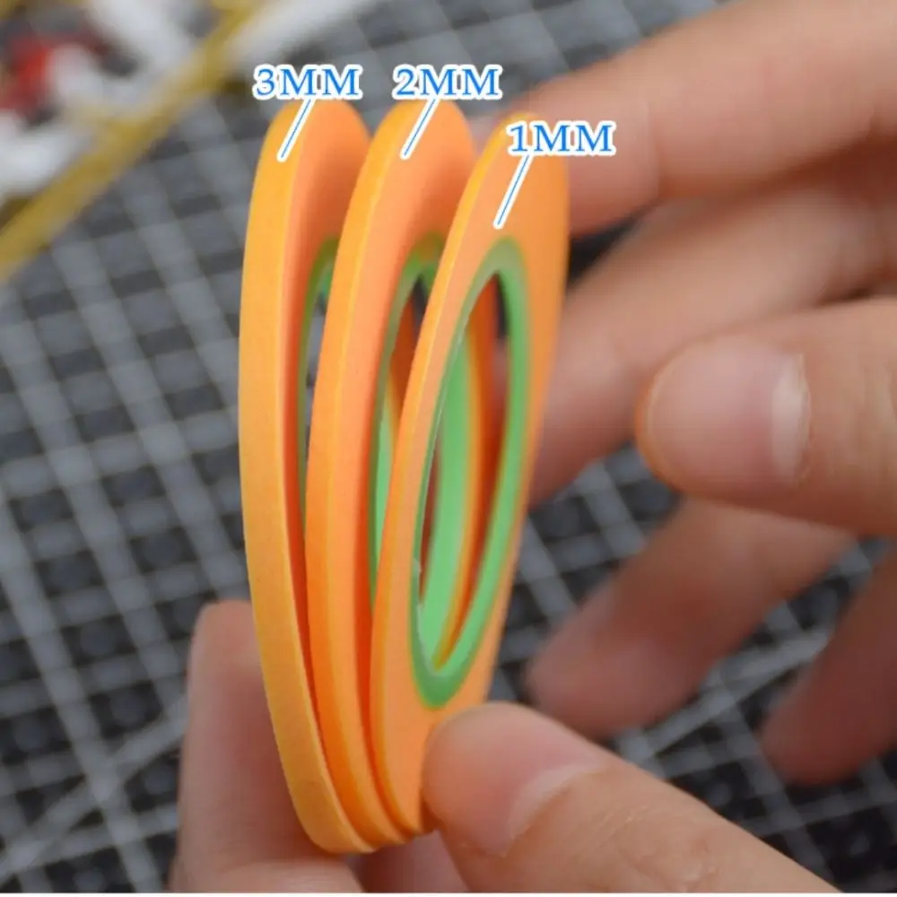 غرامة خط نموذج شريط تغطية الرش الحرفية خاص اخفاء أدوات واسعة ملحق DIY بها بنفسك 1 مللي متر/2 مللي متر/3 مللي متر نموذج شريط تغطية غرامة خط