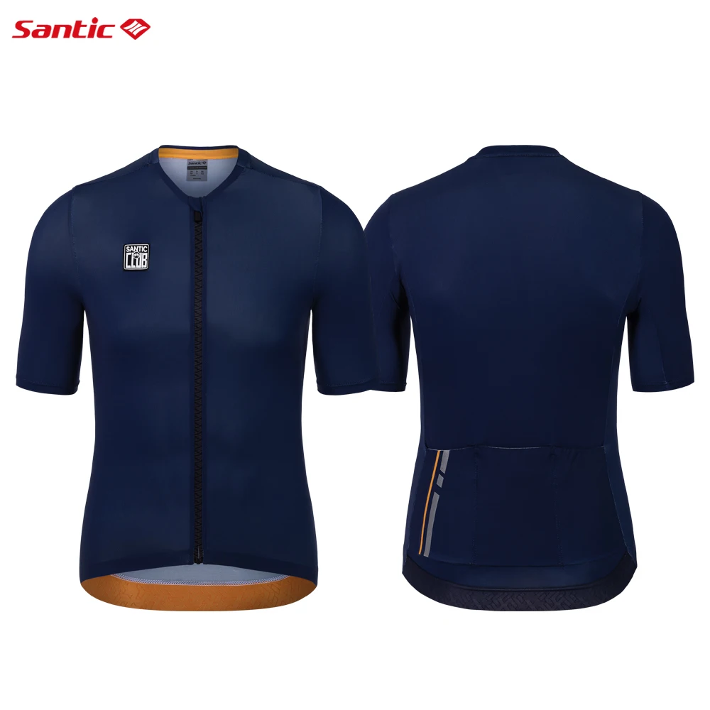 

Santic Men's Summer Cycling Jerseys Road Cycling Suit Breathable Quick Drying Short Sleeve Cycling Tops