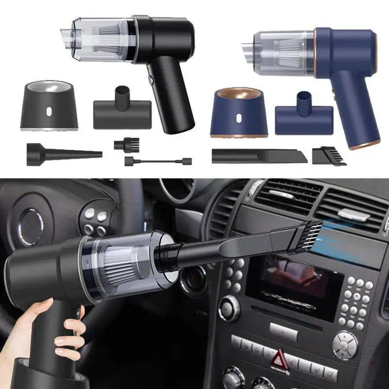 

Car Vacuum Portable Car Vacuum High Power Cordless Cleaner Small 120W High Power Strong Suction Cleaning Supplies For Auto RV