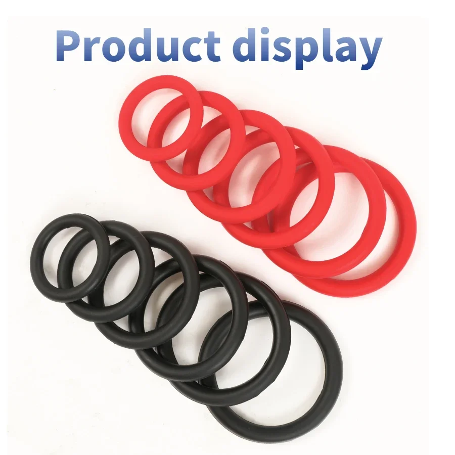 Cock Ring Durable Silicone Men Ejaculation Delay Rubber Sex Toys Penis Rings Rings for Male 3pcs/Set Chastity Toys for Men 18+