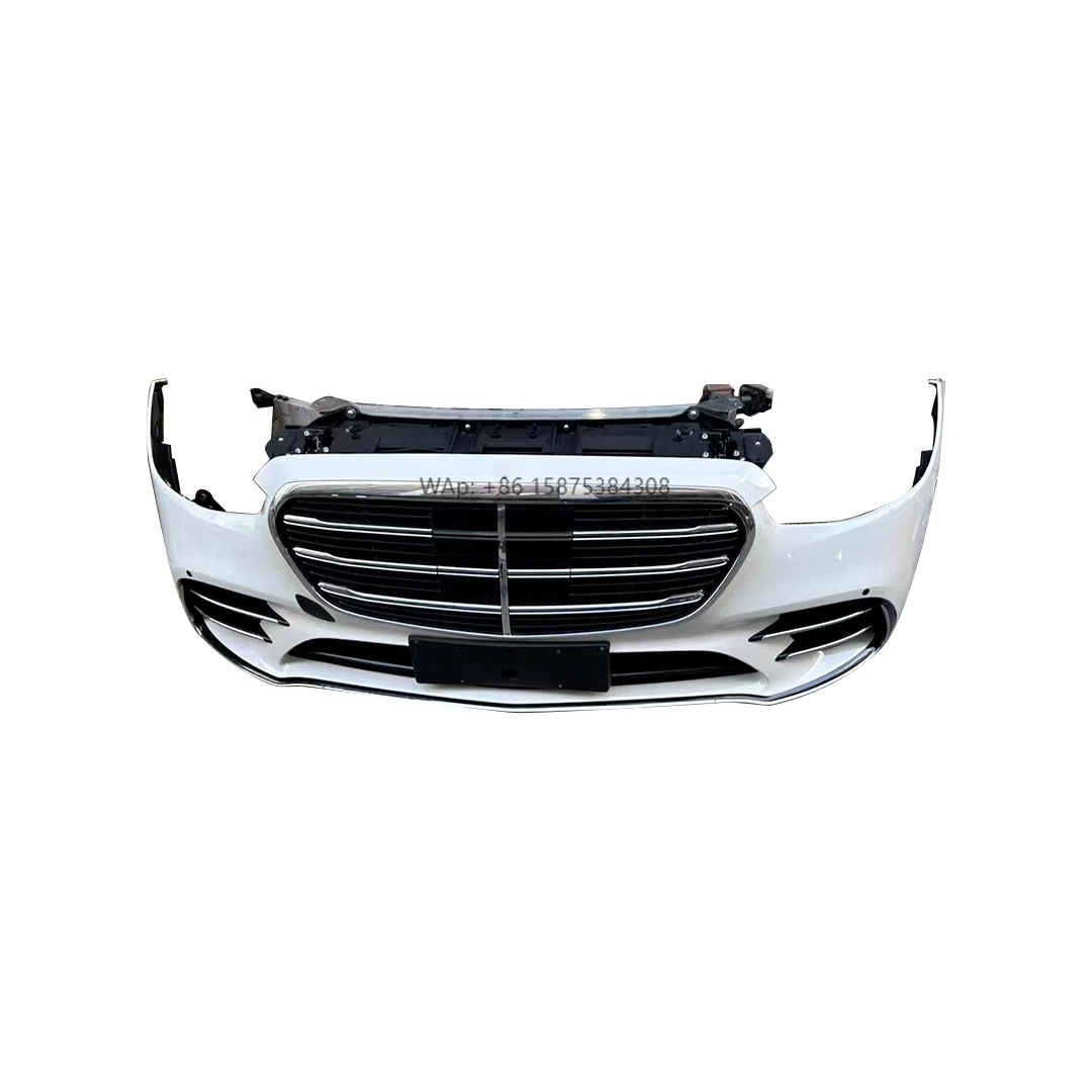 S-Class Front Bumper Assembly for W223 Plastic Bodykit Replacement Parts for S 450/500/580/680 Rear