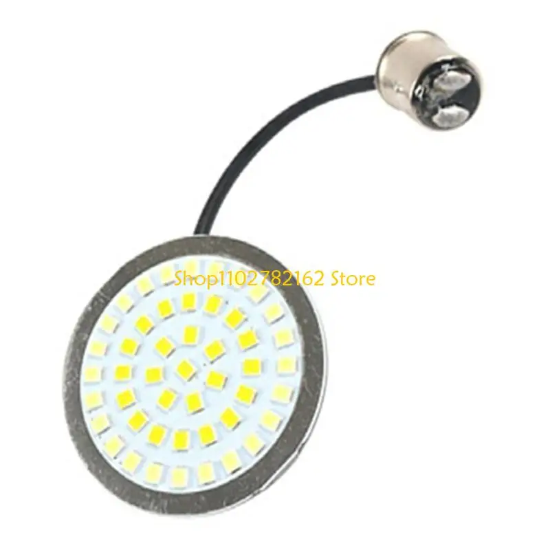 

547B Motorcycle LED Lights with Clear Lenses: Rear Position Turn Running and Brake Light Indicators