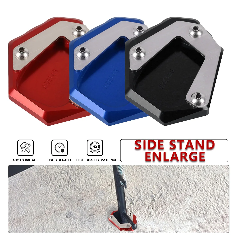 CB125R LOGO Motorcycle Side Stand Pad Plate Kickstand Enlarger Support For Honda CB 125 R CB125 125R 2017-2020 2021 2019 2018