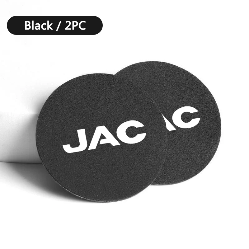 2Pcs Car Non-slip Mat Water Coaster Cup Bottle Holder Pad For JAC Refine J3 J4 J7 JS3 JS4 KR1 S2 S3 S4 S5 S7 Vapour T8 Accessory