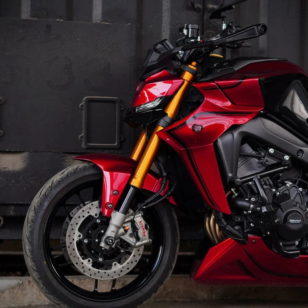 شريط حماية محرك الدراجات النارية لياماها MT-09 SP 2024 2025 2026 FZ-09 غطاء حماية المحرك