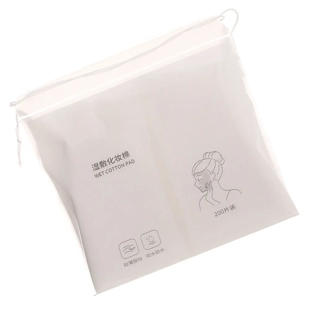200Pcs Makeup Removal Cotton Pads Stretchable Thin Soft Makeup Remover Pads Comfortable Face Clean Pores Skin Care Accessories