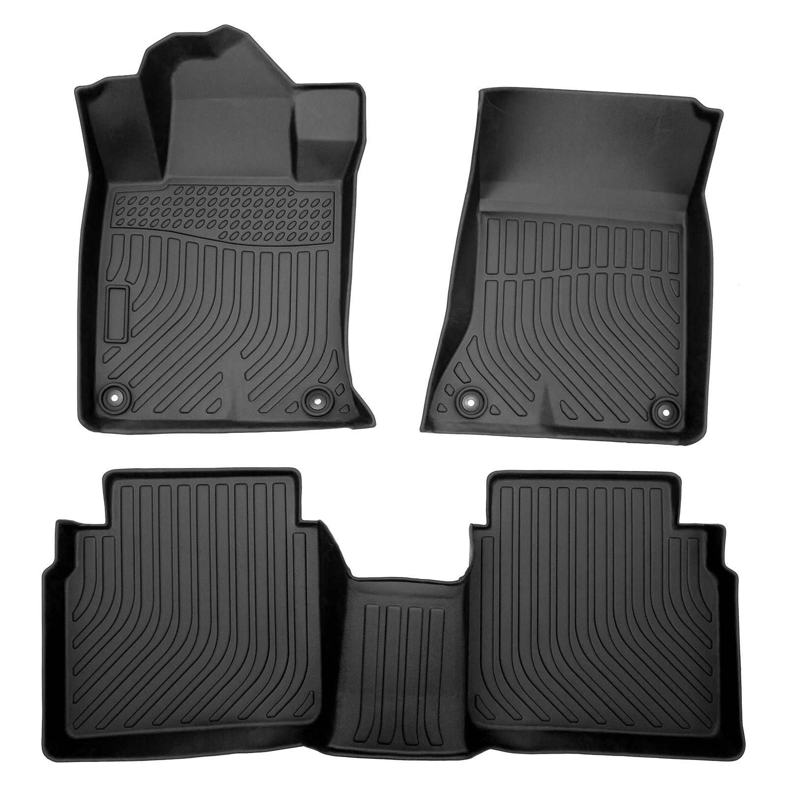 

Car Floor Mats for 19-22 Nissan Altima，All-Weather TPE Rubber Floor Mats Black