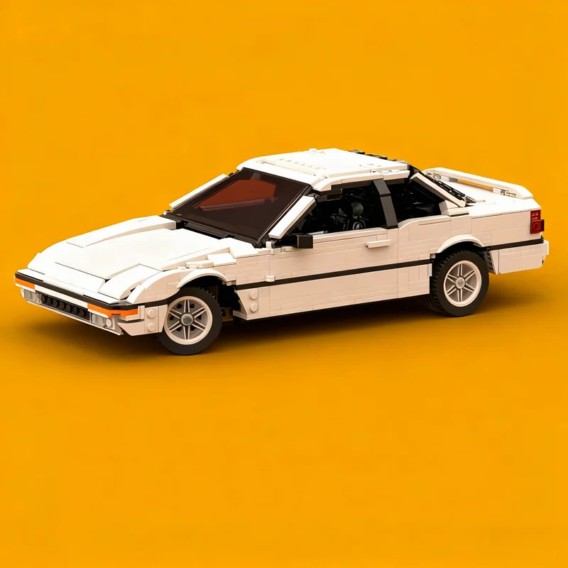 1018pcs MOC Jp Cars Prelude Si Model Building Blocks Construction Assemble DIY Toy Creative Christmas Gifts Education Idea Brick