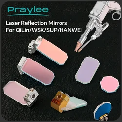 Fiber Laser Reflection Mirrors with Holder for SUP WSX Qilin HANWEI Hand-Held Laser Welding Machine Gun 27x14x2 30x14x2