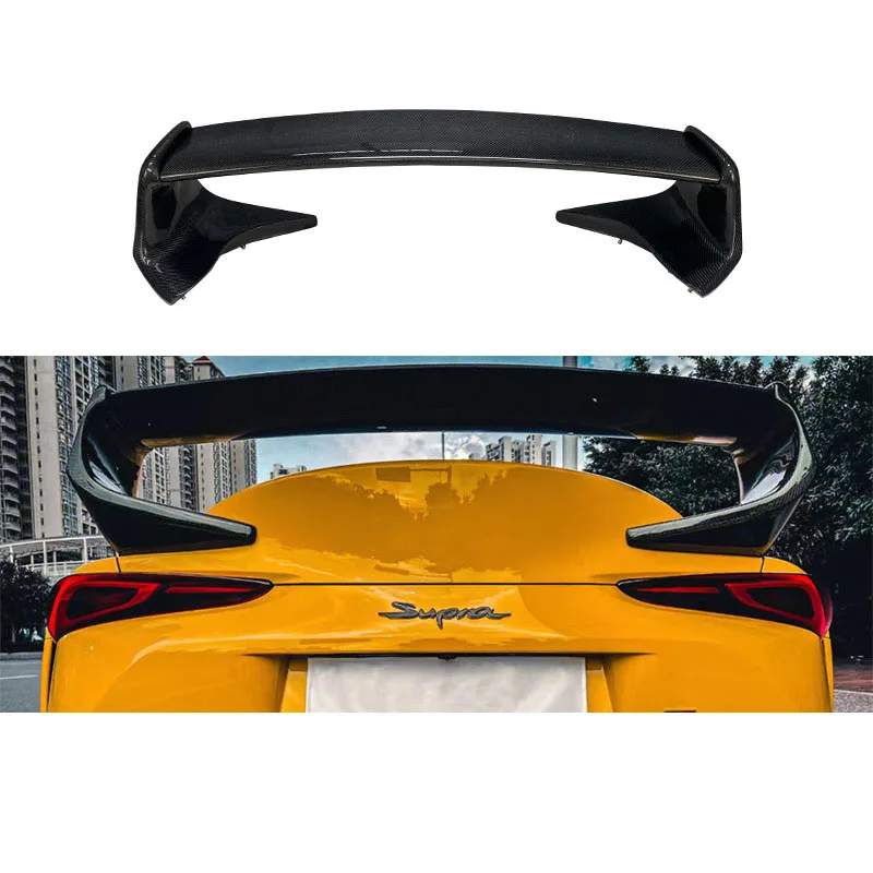 

Suitable for Toyota Supra A90 carbon fiber big wing GT spoiler stabilizer car accessories