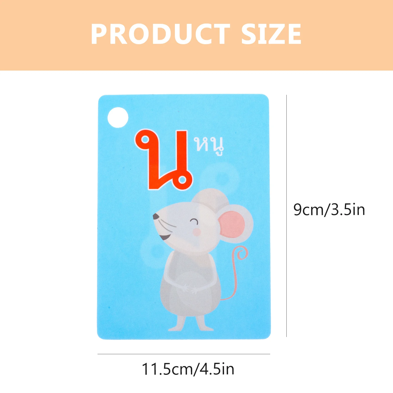 90 carte didattiche Schede flash per vocabolario Flashcard leggere e facili da riporre per lo sviluppo delle lingue dei bambini Studio portatile