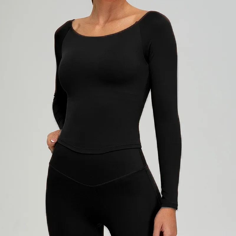 

New Spice Girls Sexy Sports T-shirt Top One Shoulder Long Sleeve Gym Yoga Wear Women Outdoor Running Tight Fitness Clothing Set