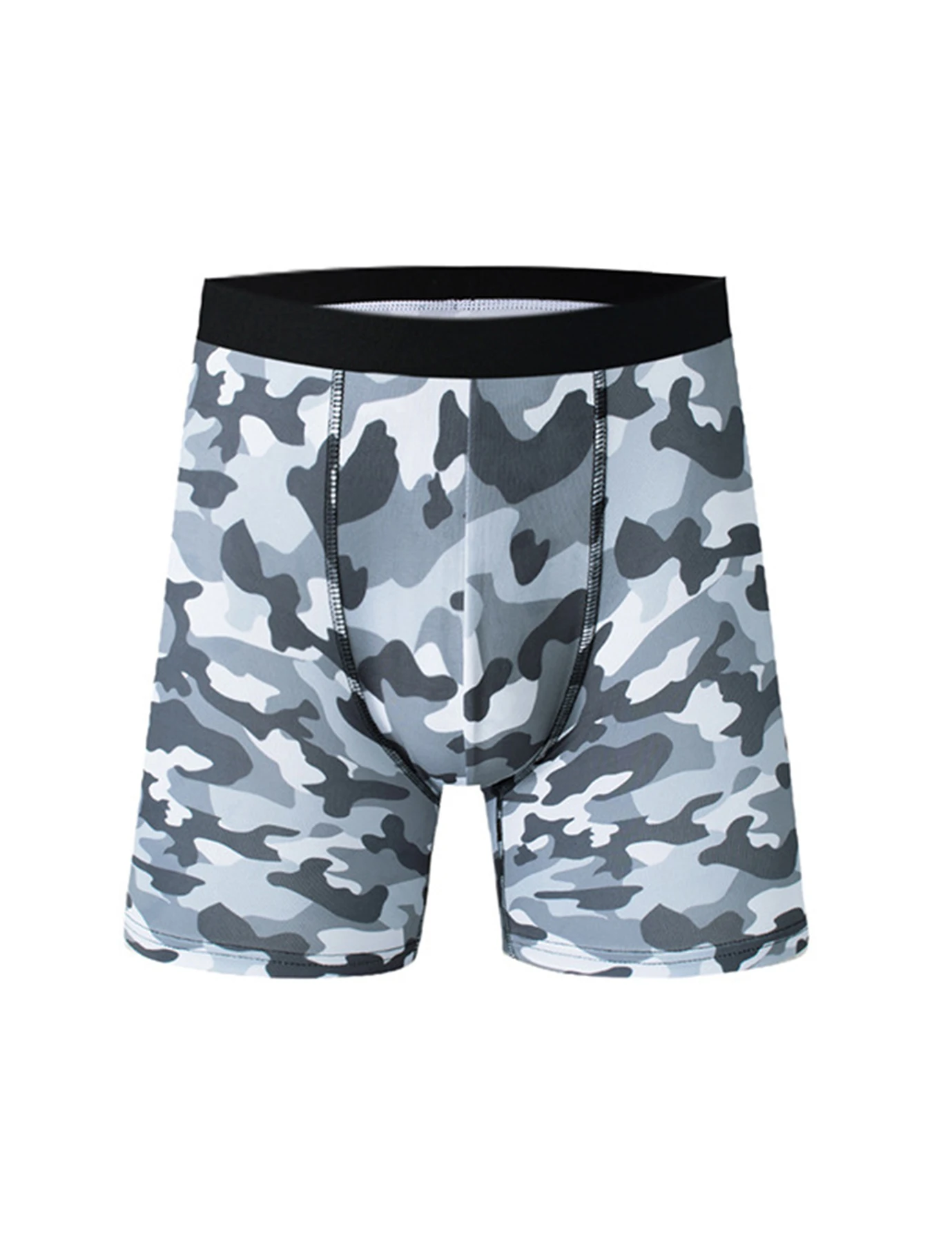 1Pcs Medium Long Styles Men\'s Style Summer Camouflage Four Cornered Pants Comfortable Breathable Men\'s Boxer