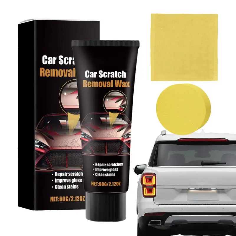 

60g Car Scratch Removal Wax Long-Lasting Auto Body Paint Scratch Repair Paste Swirl Remover Polishing Agent For Cars Maintenance