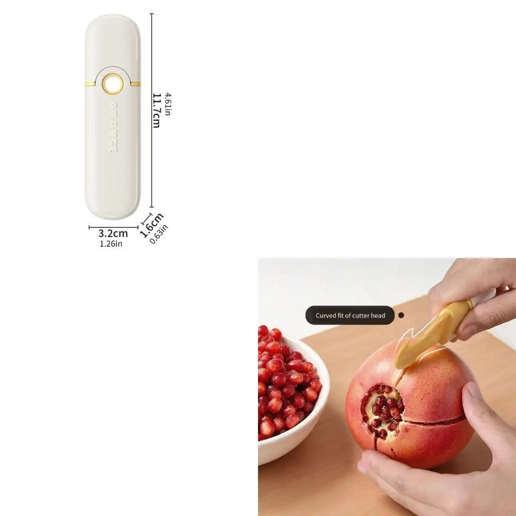 F19B Safe Peeling Device ABS Fruit Skin Remover with Stainless Steel Blade Tool