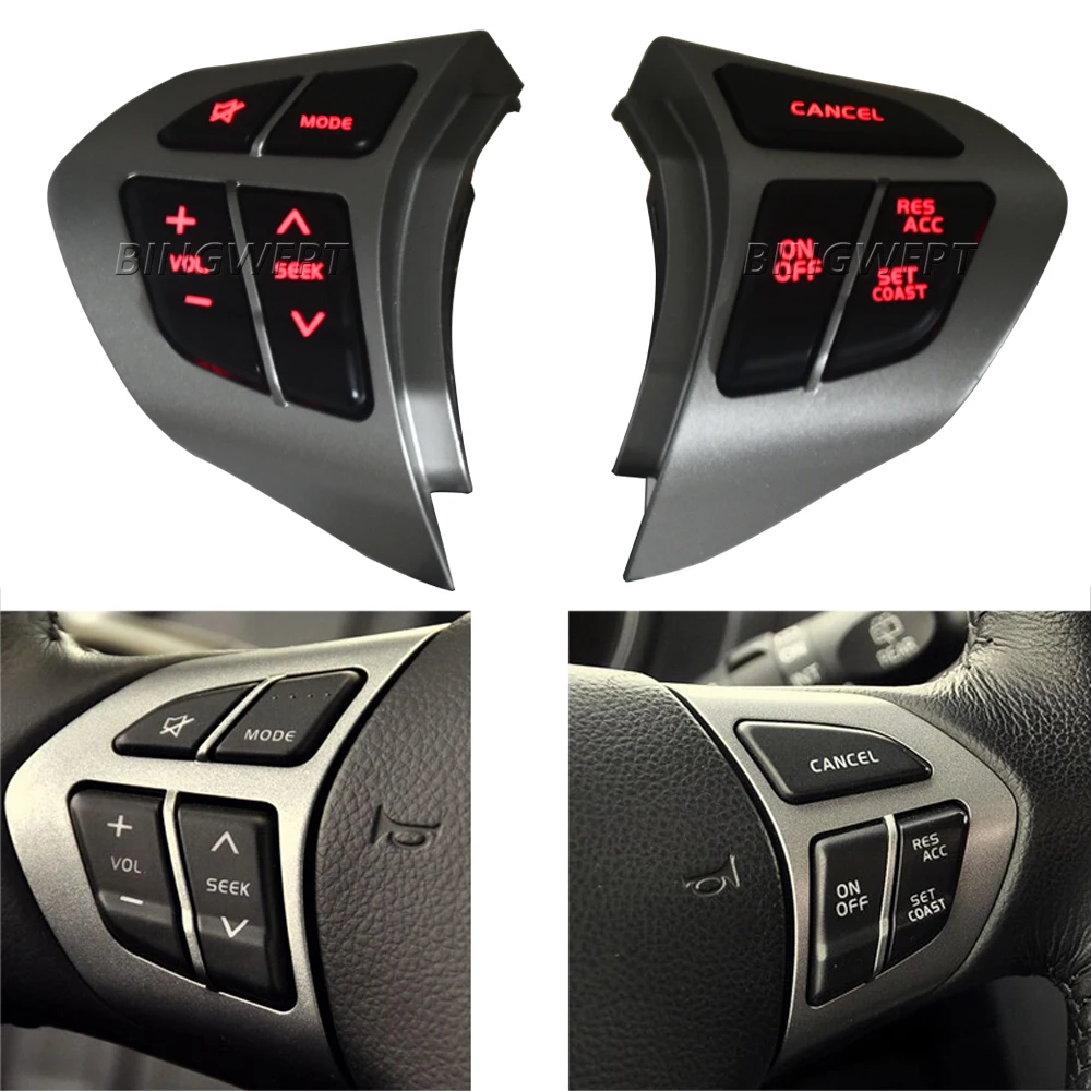 Przełącznik tempomatu Przycisk głośności audio Przyciski na kierownicy do Suzuki Grand Vitara 2005 - 2015 Zestaw akcesoriów samochodowych