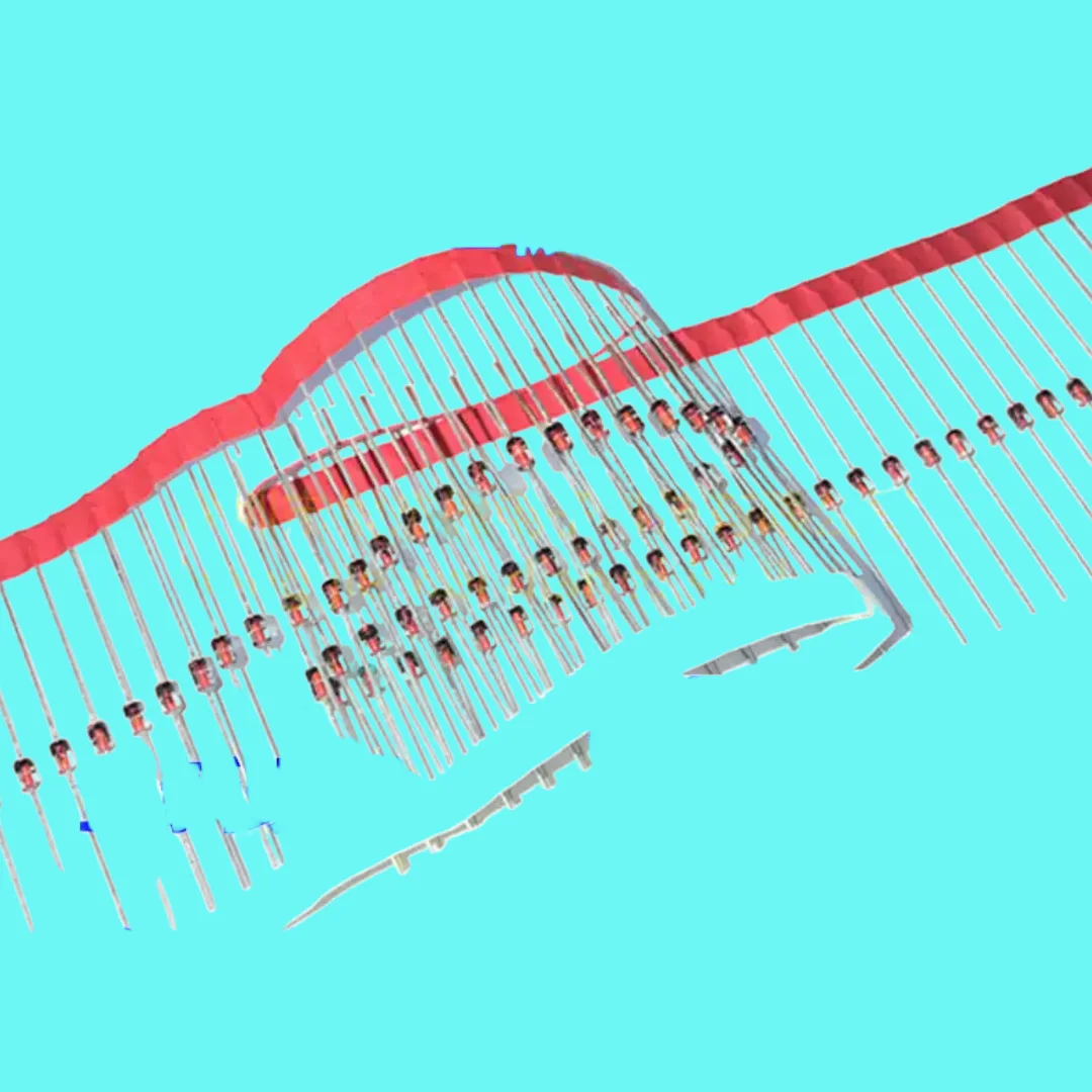 50PCS/1/2W in-line 0.5W zener diode DO-35 BZX55C7V5 glass seal 7.5V
