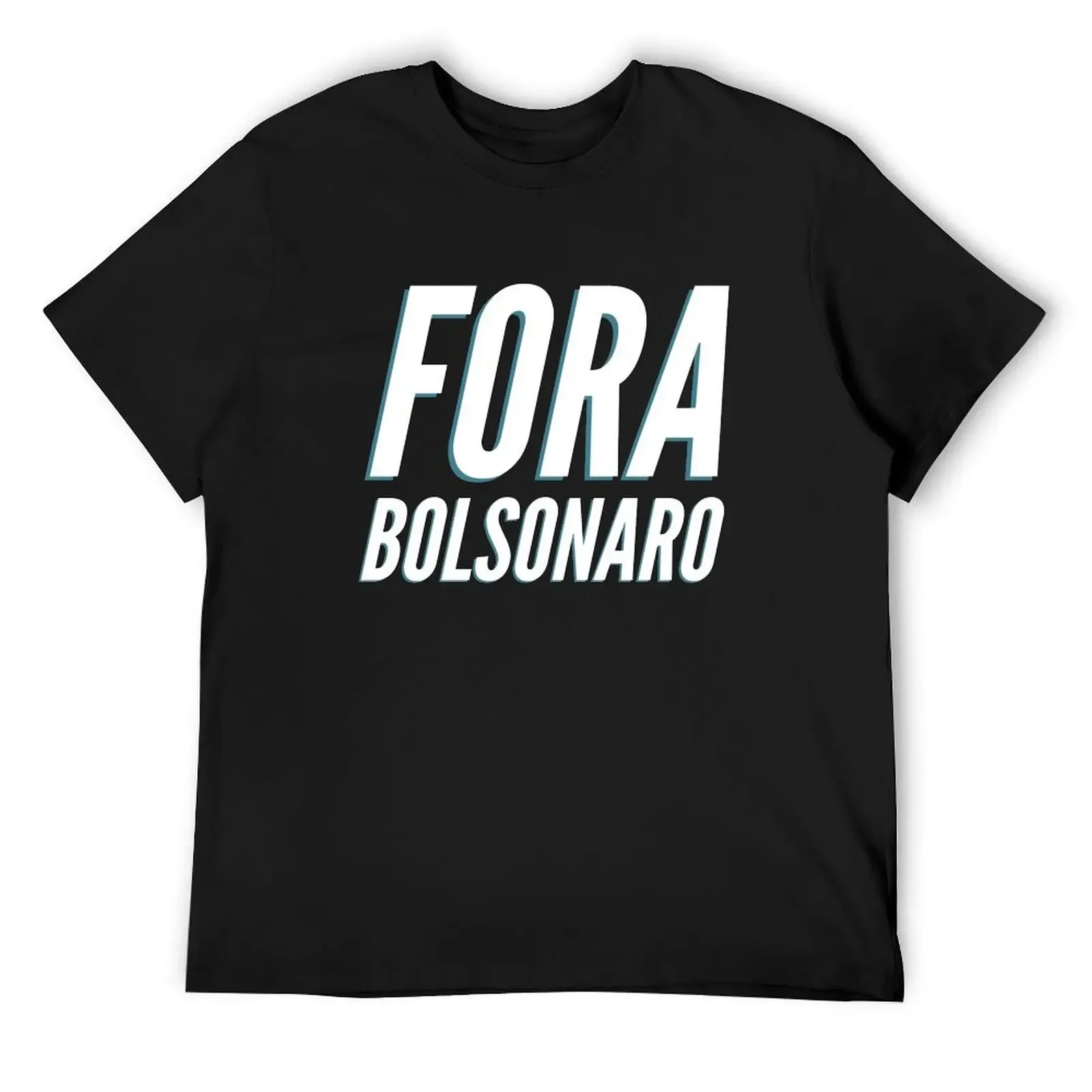 Fora Bolsonaro T-Shirt man clothes tops anime stuff graphics outfits for men