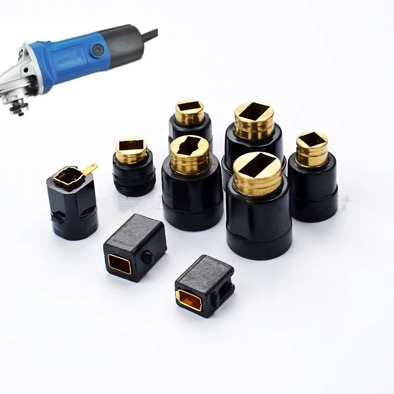 Imagem -02 - Máquina de Corte Elétrica com Porca de Borracha Broca de Impacto Suporte de Escova de Carbono Acessórios Estojo Tampas Pcs