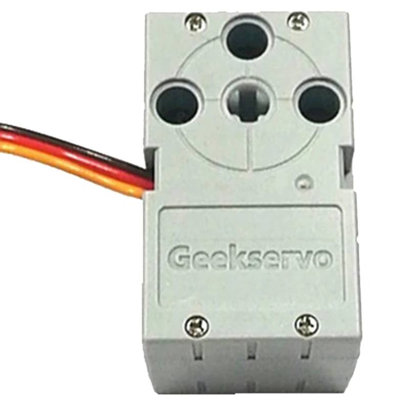 Geekservo 1 PCS Motor 360 Degree Programmable Dual Output Axis Suitable For Lego Building Blocks