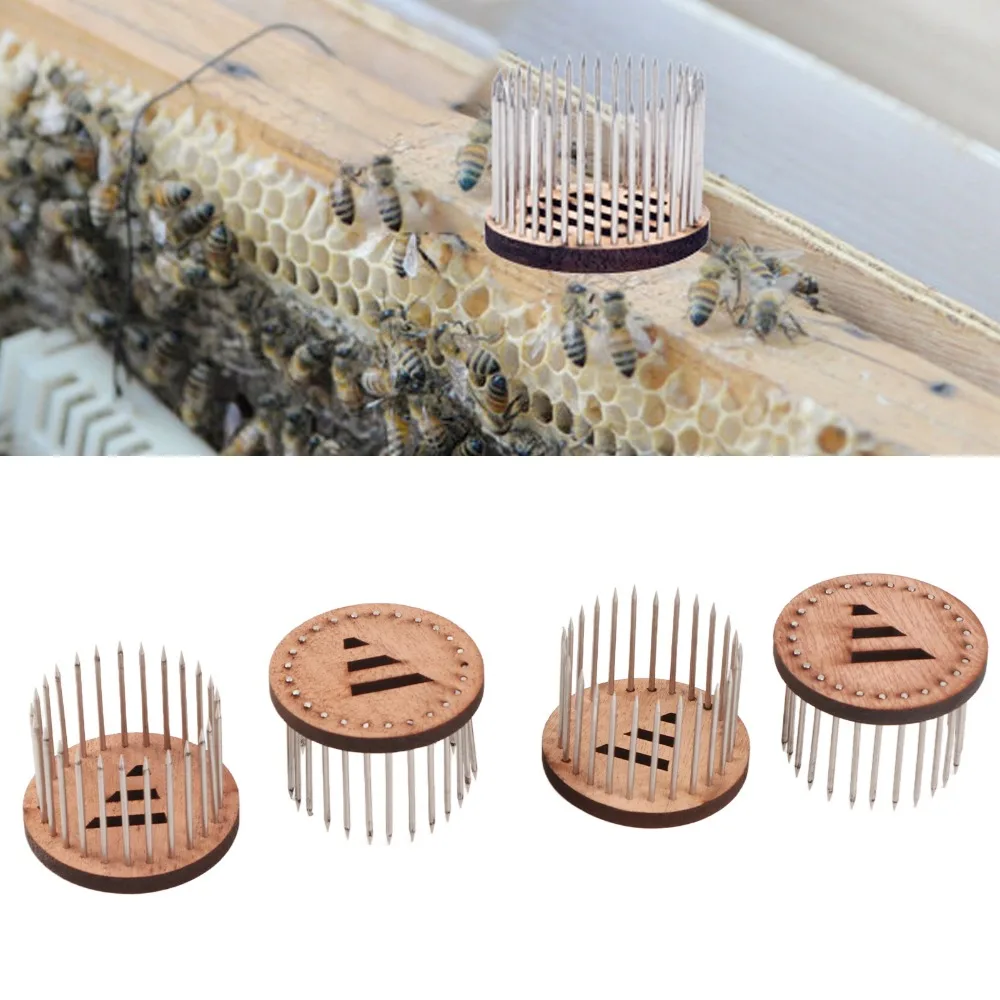 4Pcs Stainless Steel Queen Bee Cage Light Weight Log Queen Bee Catcher Durable Bee Catcher Equipment Beehive Inspection