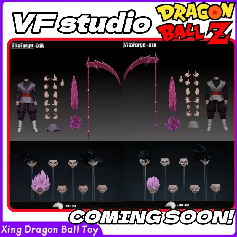 

COMING SOON! VitoForge VF Studio Dragon Ball SHF Wushi Scythe Master Black Goku Zamasu 1/12 Action Figure Anime Character Figure