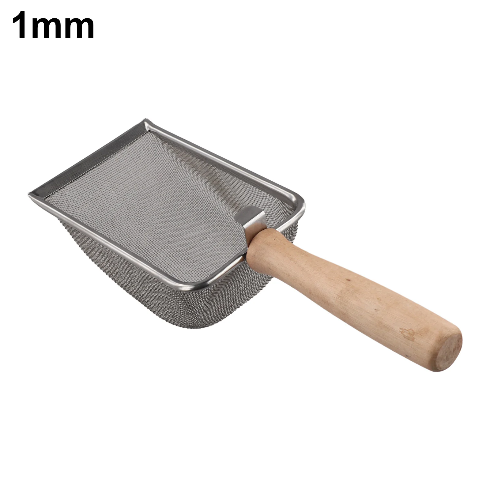 Multi-purpose Gardening Shovel And Sieve: Wooden Handle For Easy Soil Preparation Gardening  Planters Accessories