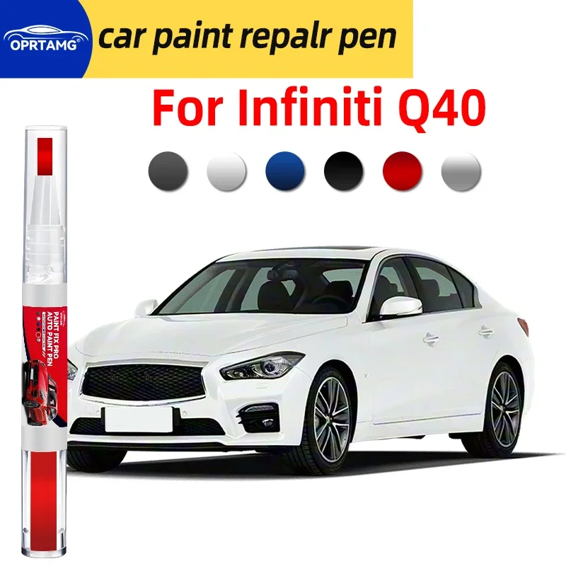 Caneta de reparo de pintura automotiva para Infiniti Q40 2014 2015, caneta de pintura para carro, reparo de arranhões, acessórios automotivos, ferrame