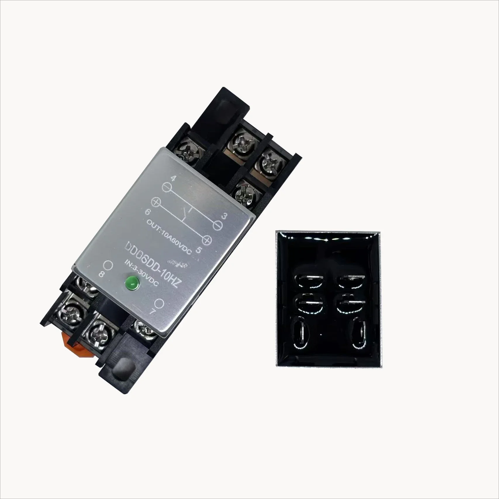 

10A Ultra Small, DC Solid State Relay SDD-10HZ Receptacle Rail Mountable