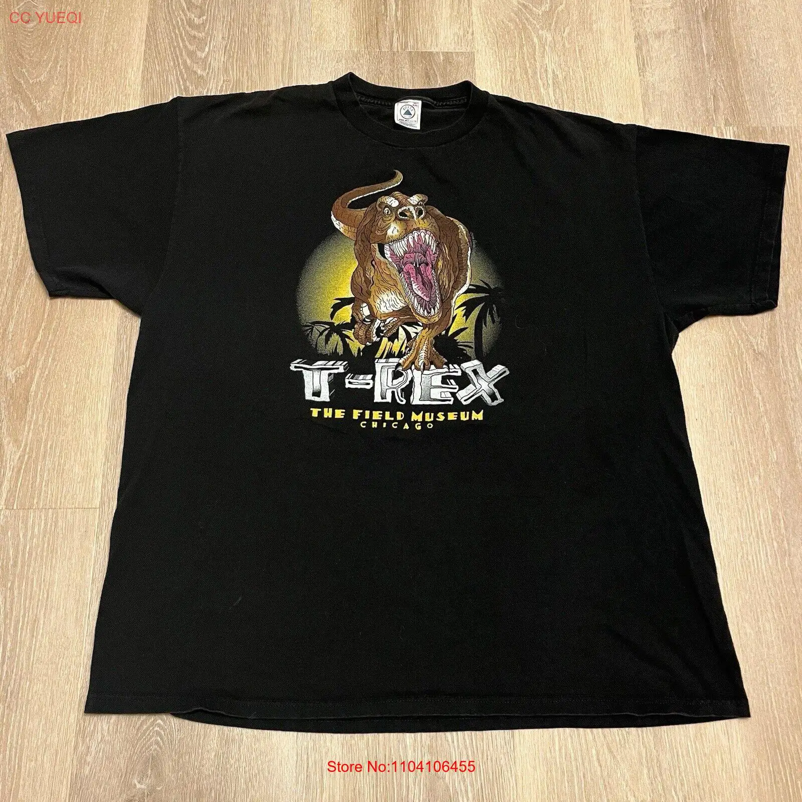 

Винтажная футболка T-Rex The Field Museum Chicago Dinosaur, размер 2XL, 90-е годы