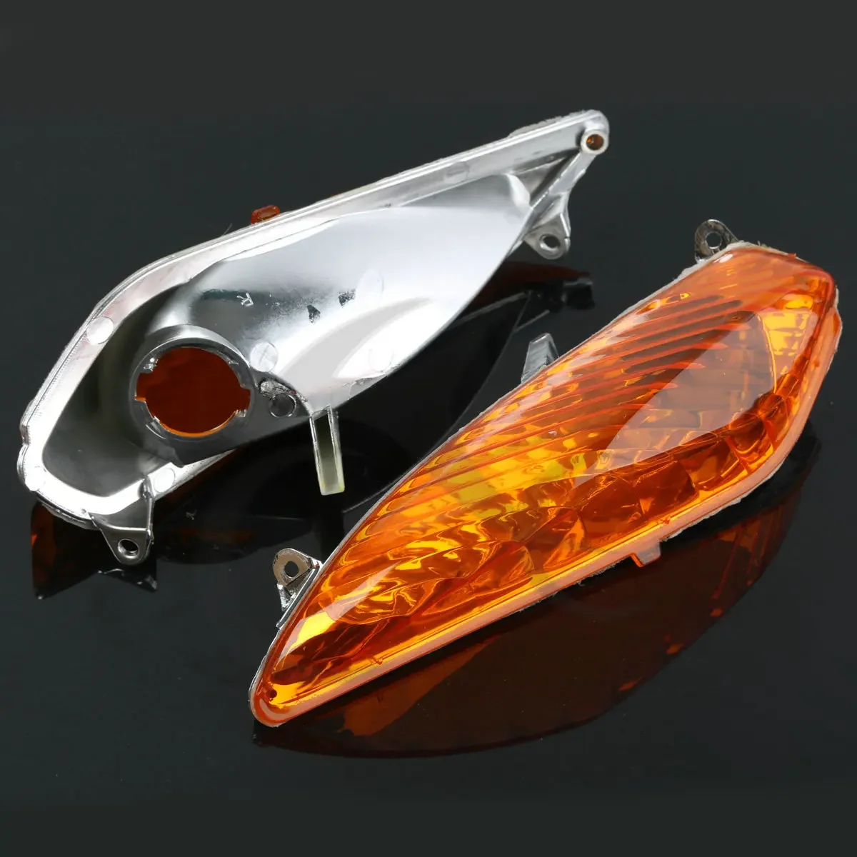 Motorcycle Turn Indicator Signal Lens Winker For BMW R1200RT 2005-2009 R900RT 2006-2011 2007 2008 2010 Orange Clear