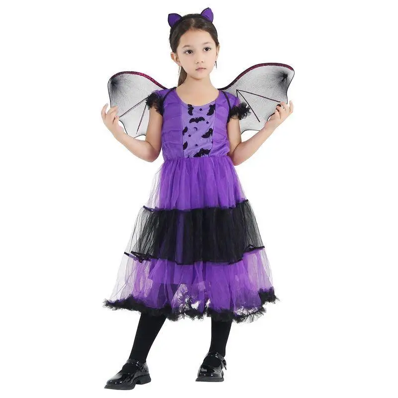 Halloween Kinder Cosplay Kostüm Fee Hexe Outfit Damen Traditionelles Chinesisches Kostüm Bühnenaufführungskleidung