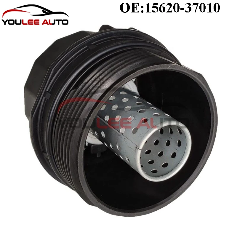 New 15620-37010 1562037010 Oil Filter Housing Cap Assembly For Toyota Corolla Matrix Prius V CT200h 1.8L Auto Parts