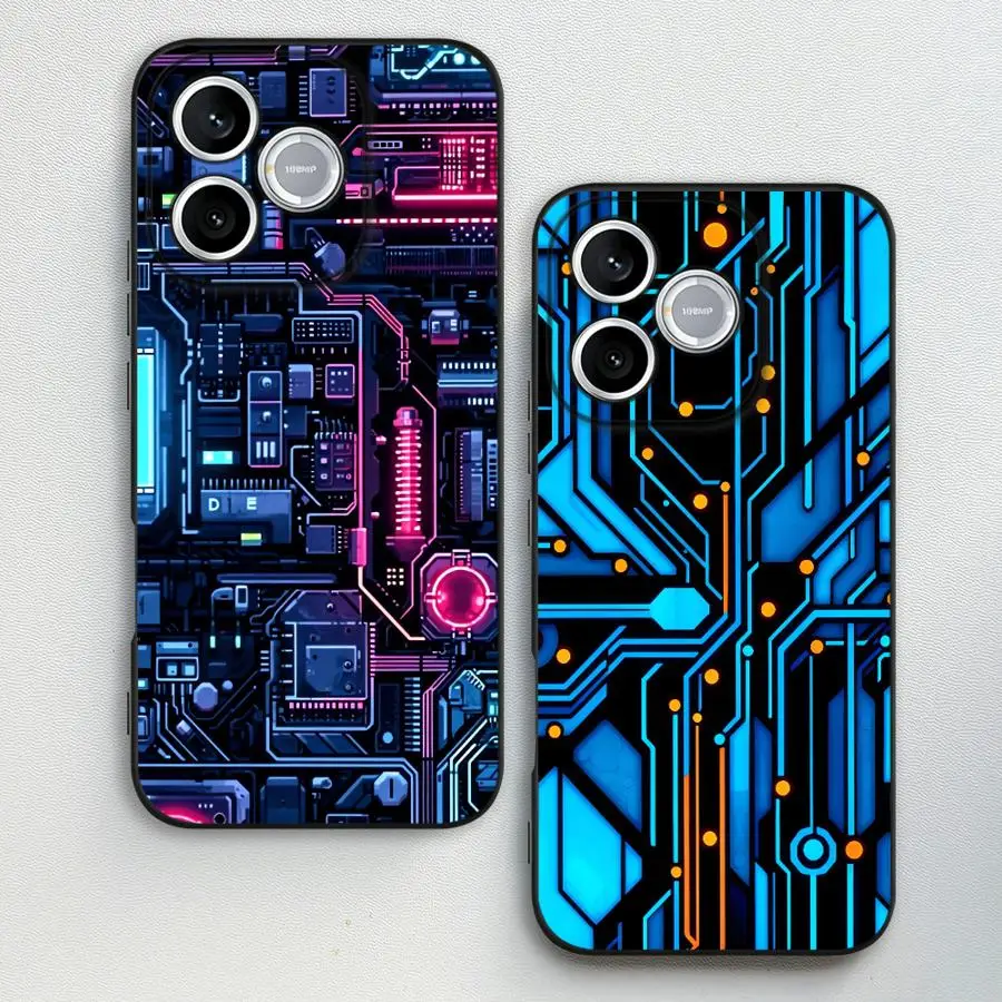 Funda con Patrón Estructural Interno para Honor 70 90 600 8X 200 X7 X9 X5 X6 400 Magic5 X8