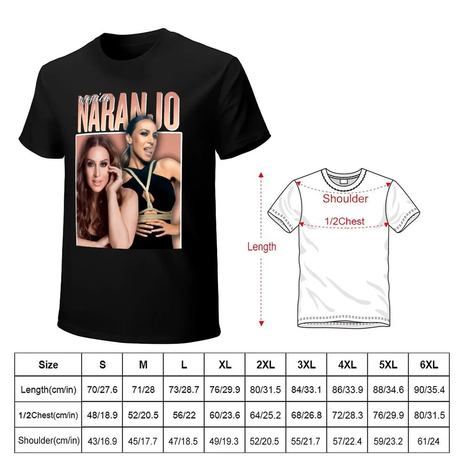 MONICA NARANJO T-Shirt plus size tops sizes oversized t shirts for men 2025 new model