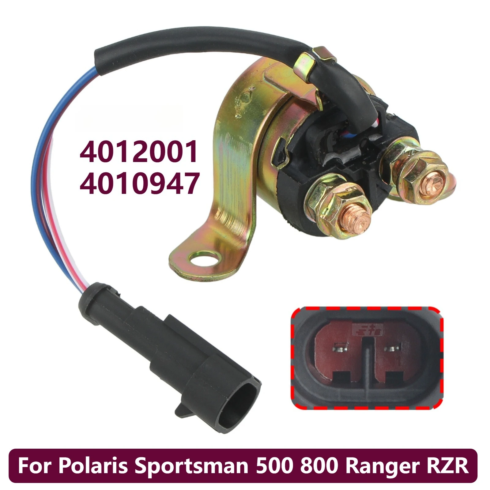 

Электромагнитное реле стартера для Polaris Sportsman 500 800 Ranger RZR 4012001 4010947