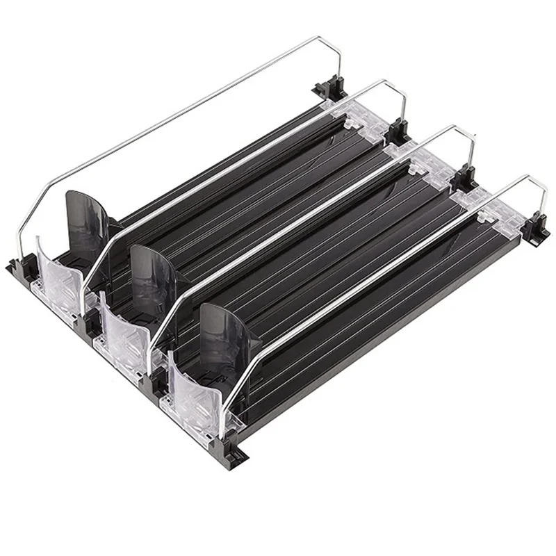 2X Soda Can Dispenser For Refrigerator With Adjustable Glide - Perfect For Soda, Beer, And Other Beverages-A73Z