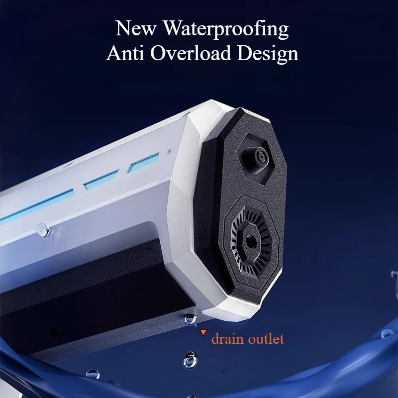 Pistola de água elétrica de sucção automática para tiro de longo alcance praia piscina jogar pistolas de brinquedo de carregamento USB para crianças adultas